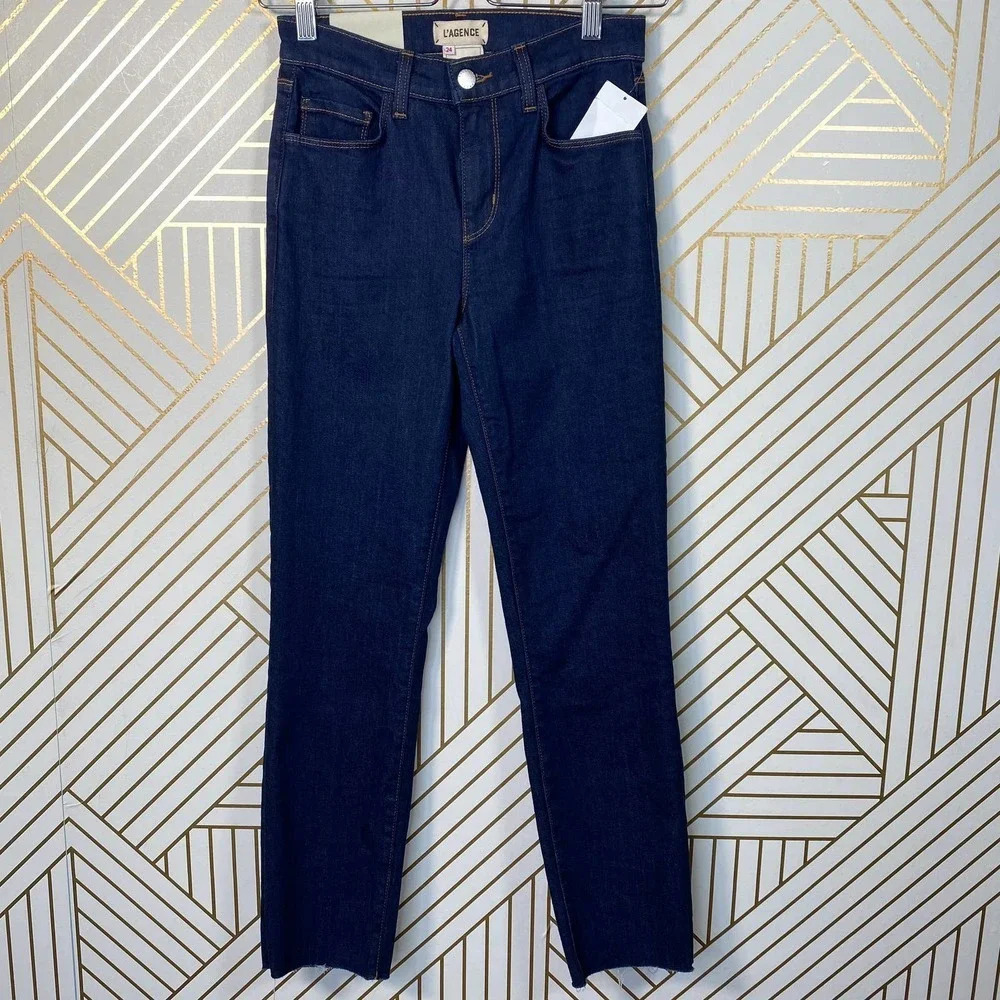 L'Agence Sada High Rise Crop Slim‎ Jeans Lexington - Picture 2 of 12